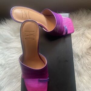 INC International Concepts Women's Pink and Purple Mules